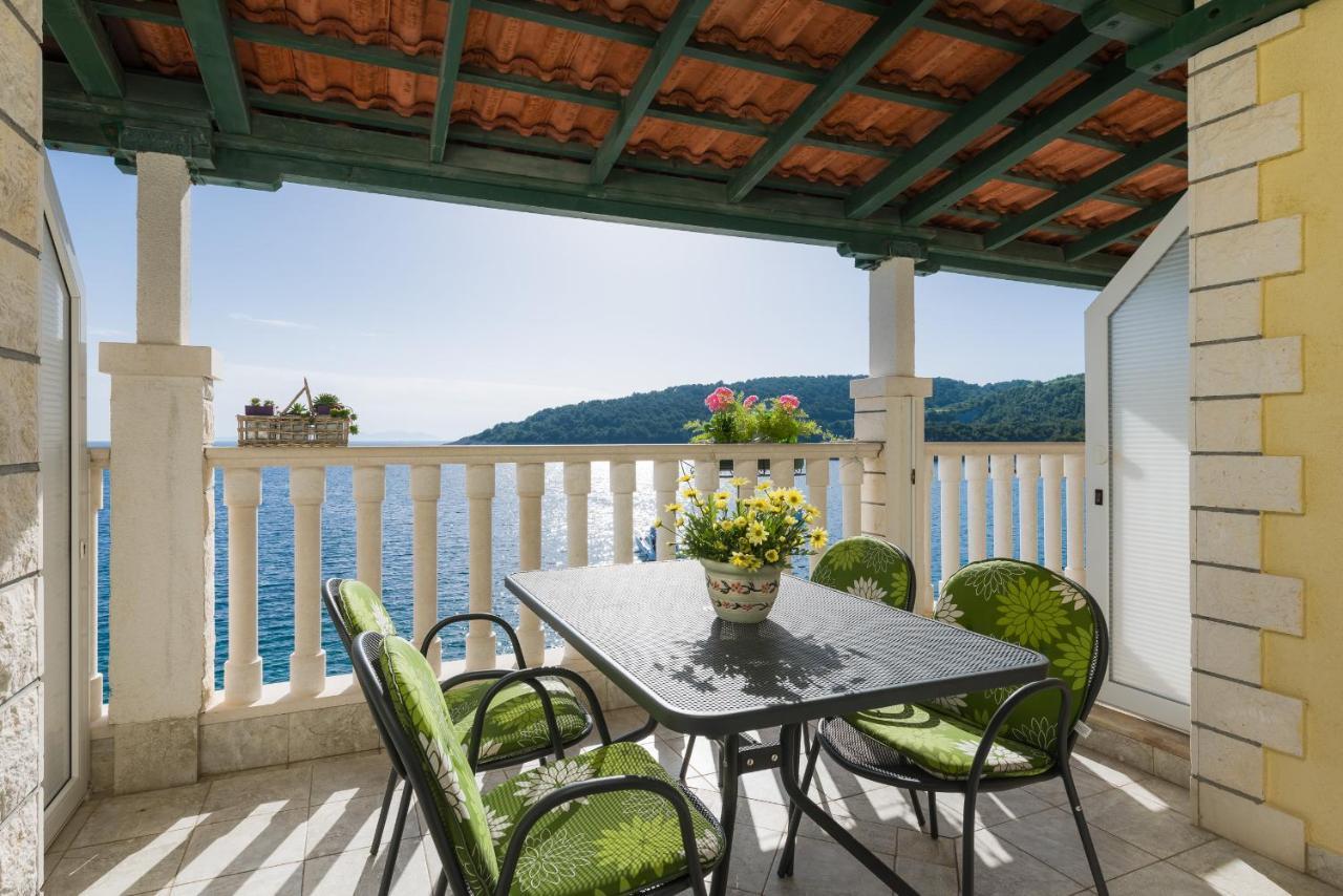 Superb Beachfront Luxury Seaview With Private Beach Milna  Exterior photo